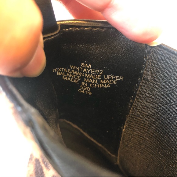 Nine West Leopard Print Chelsea Boots Natural Multi Pony Hair Size 8 - Picture 11 of 16